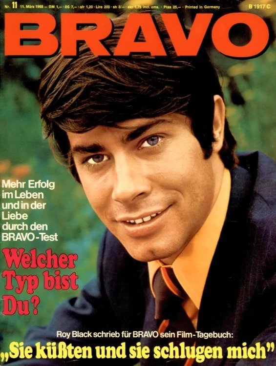 Bravo Magasin Tyskland 1968-11 – Roy Black – Originalutgåva