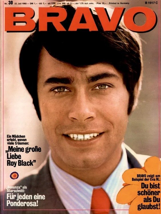 Bravo Lehti Saksa 1968-30 – Roy Black – Alkuperäinen painos