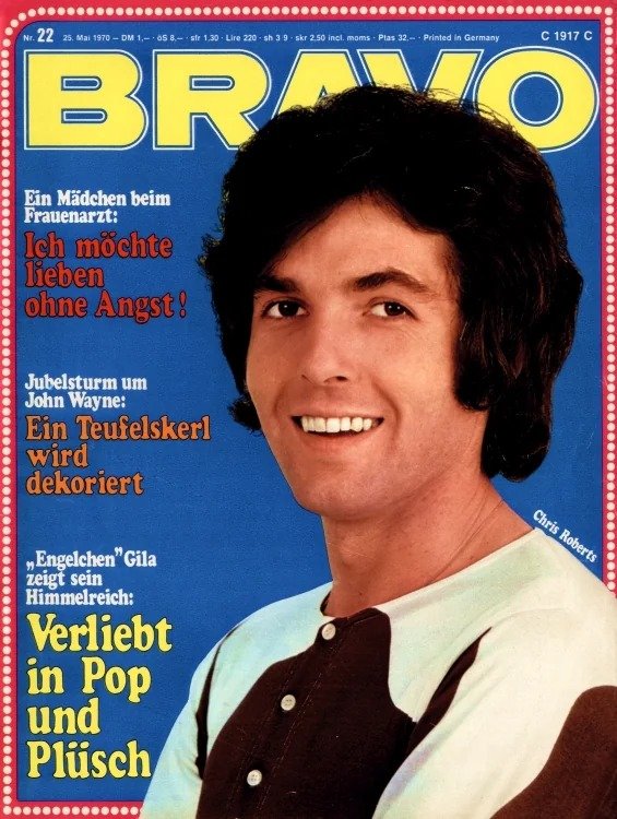 Bravo Magasin Tyskland 1970-22 – Chris Roberts John Wayne – Originalutgåva