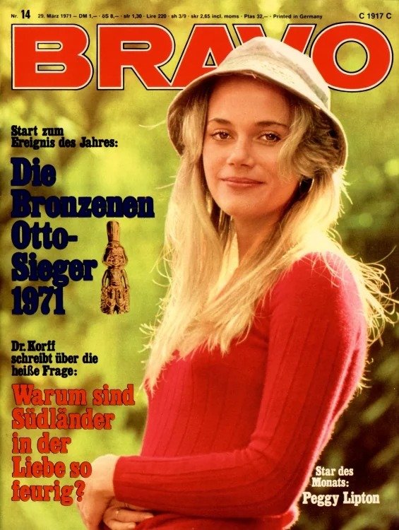 Bravo Magazin Deutschland 1971-14 Peggy Lipton