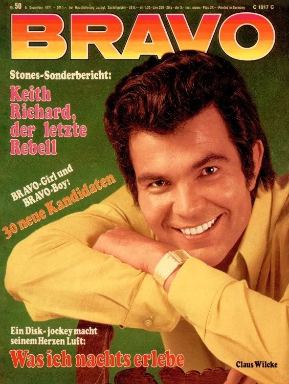 Bravo Lehti Saksa 1971-50 Alkuperäinen painos