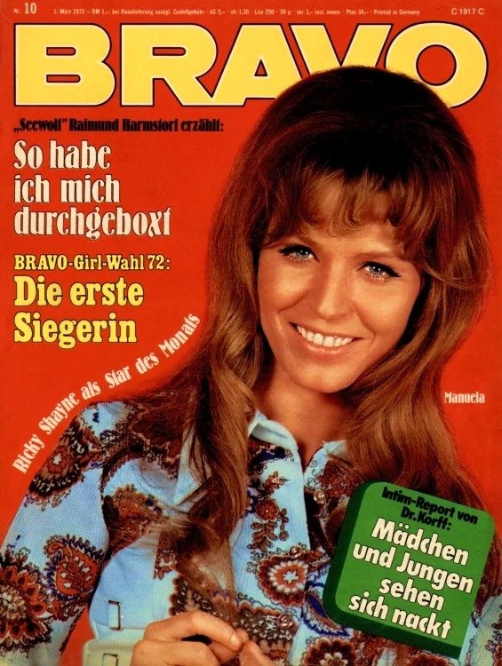 Bravo Lehti Saksa 1972-10 Alkuperäinen painos