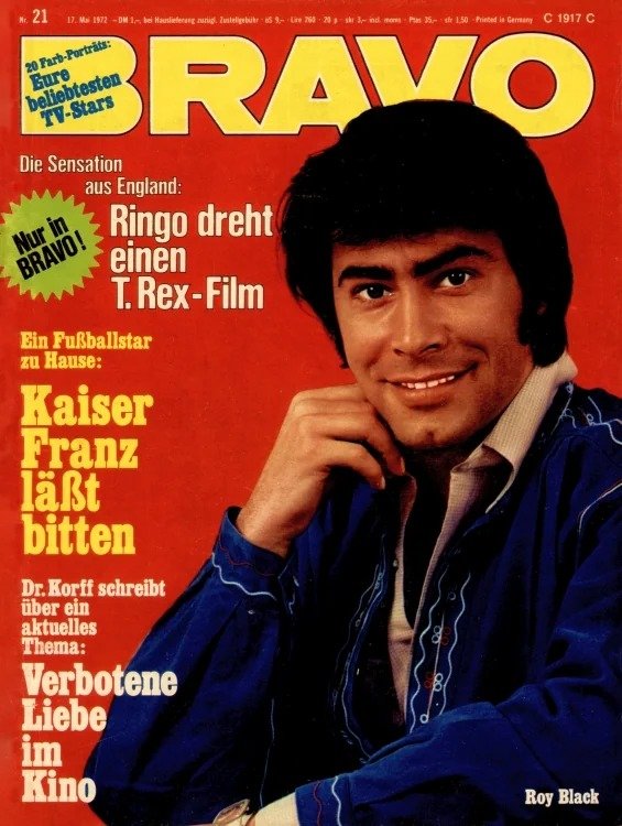 Bravo Lehti Saksa 1972-21 Alkuperäinen painos