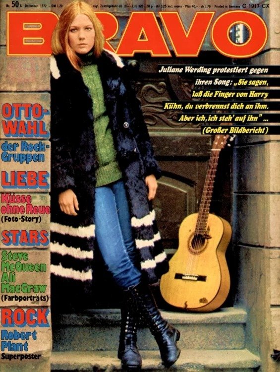Bravo Lehti Saksa 1972-50 Alkuperäinen painos