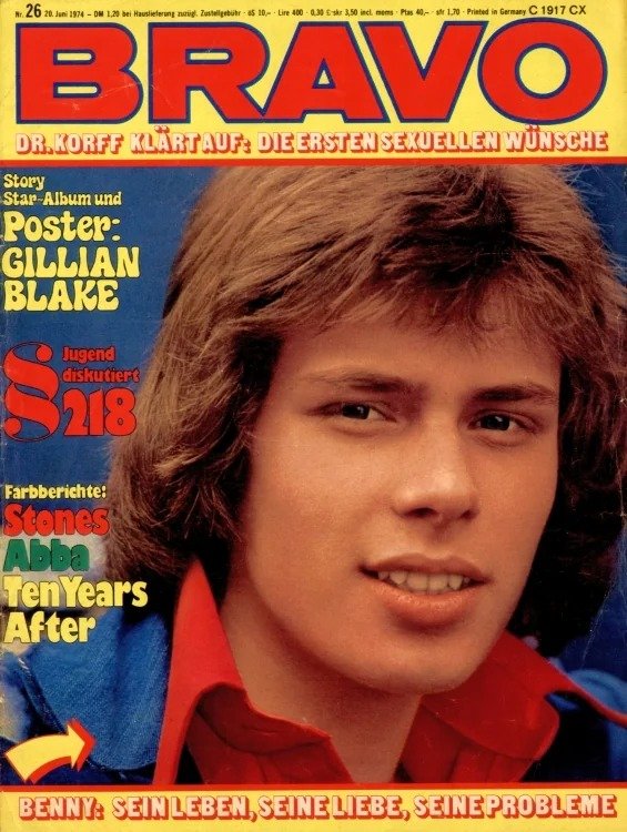 Bravo Lehti Saksa 1974-26 Alkuperäinen painos