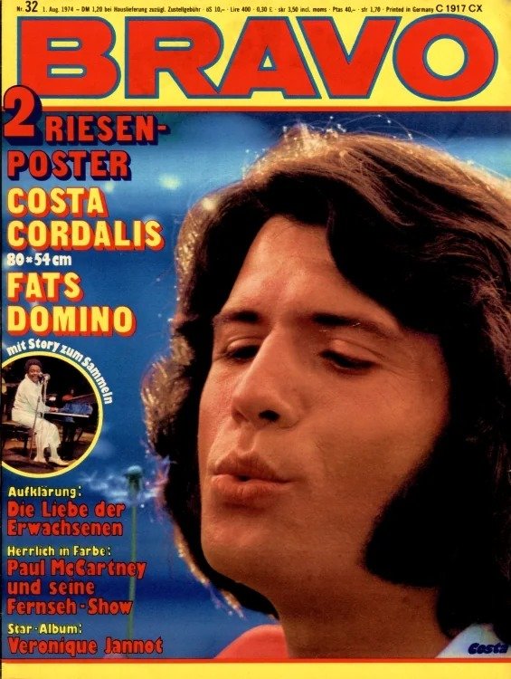 Bravo Magasin Tyskland 1974-32 Originaludgave