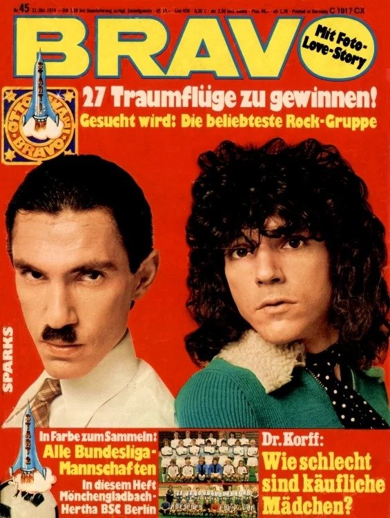 Bravo Magasin Tyskland 1974-45 Originaludgave