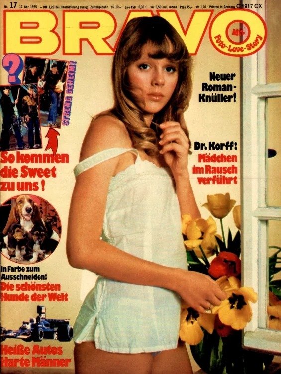 Bravo Lehti Saksa 1975-17 – The Sweet – Alkuperäinen painos