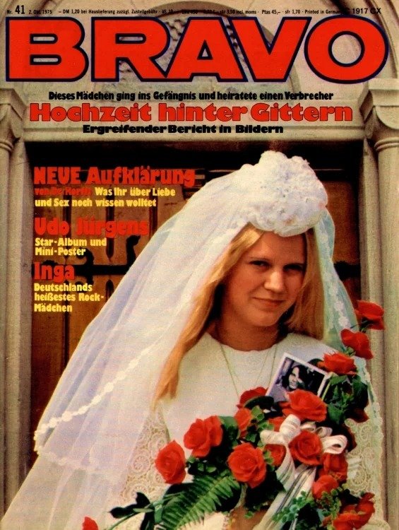 Bravo Lehti Saksa 1975-41 – Udo Jürgens Inga Rumpf – Alkuperäinen painos
