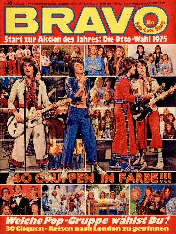 Bravo Lehti Saksa 1975-45 Alkuperäinen painos