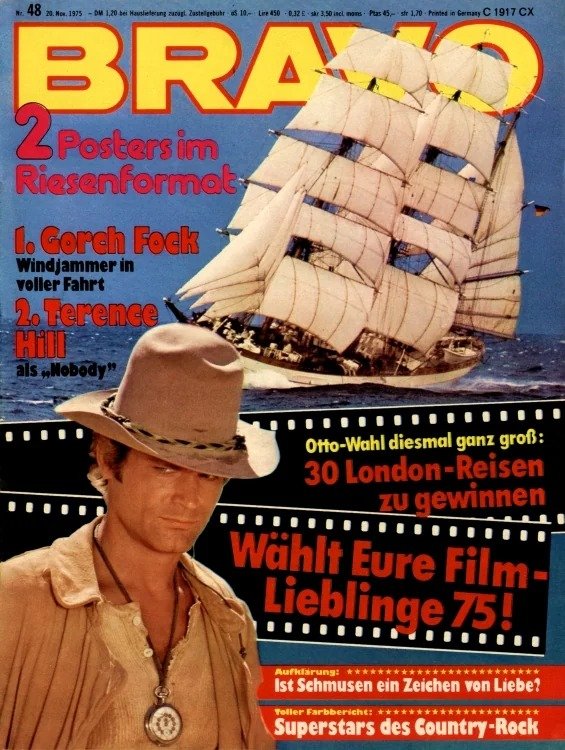Bravo Magasin Tyskland 1975-48 – Terence Hill – Originalutgåva