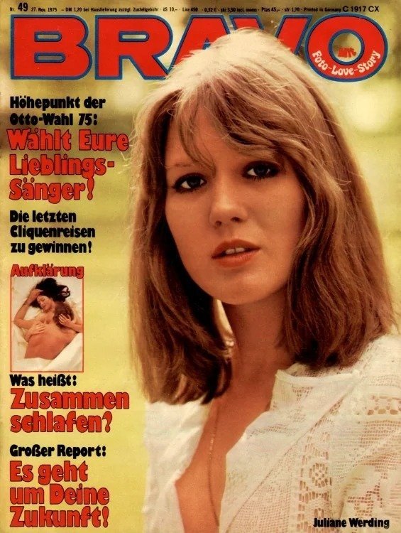 Bravo Magasin Tyskland 1975-49 – Juliane Werding – Originalutgåva