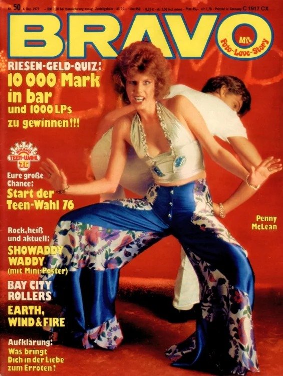 Bravo Magazine Germany 1975-50 Original Print Issue