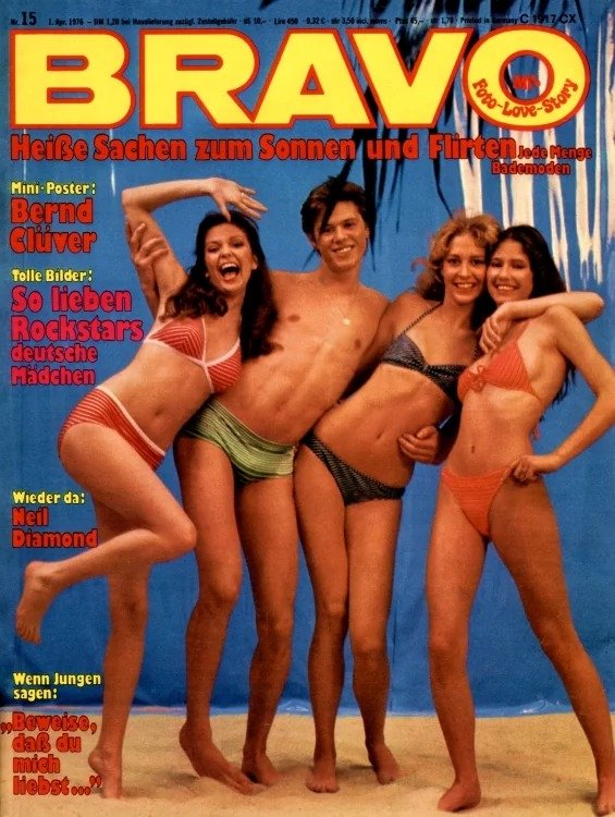 Bravo Magazin Deutschland 1976-15 Bernd Clüver Neil Diamond