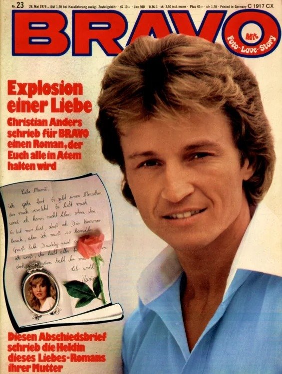 Bravo Lehti Saksa 1976-23 – Christian Anders – Alkuperäinen painos