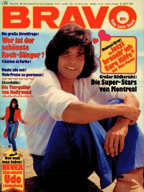 Bravo Lehti Saksa 1976-33 Alkuperäinen painos