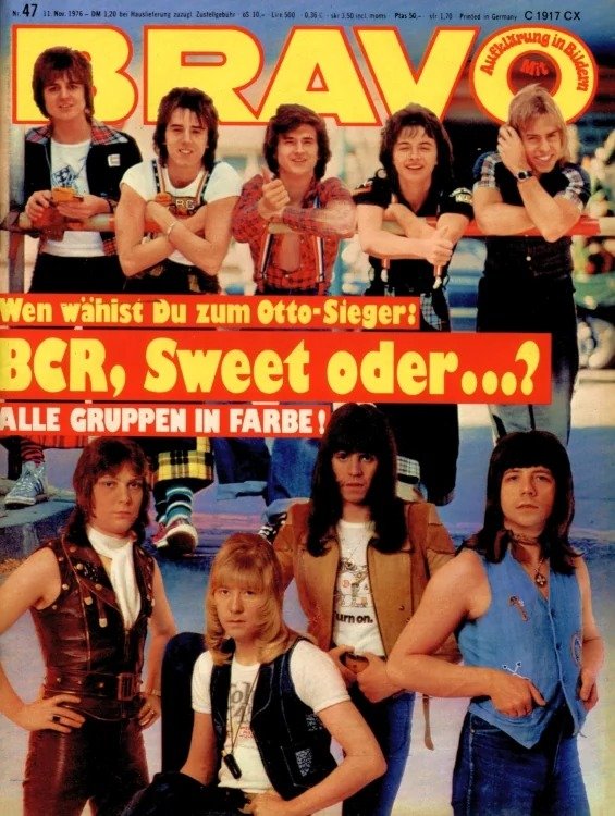 Bravo Magazin Deutschland 1976-47 Bay City Rollers Sweet