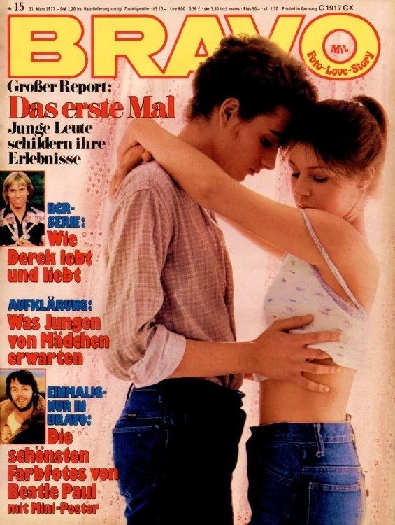 Bravo Lehti Saksa 1977-15 – Paul McCartney – Alkuperäinen painos