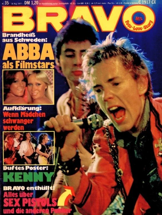 Bravo Magazin Deutschland 1977-35 The Sex Pistols