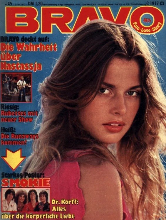 Bravo Lehti Saksa 1977-45 – Nastassja Kinski Smokie The Rubettes The Runaways – Alkuperäinen painos