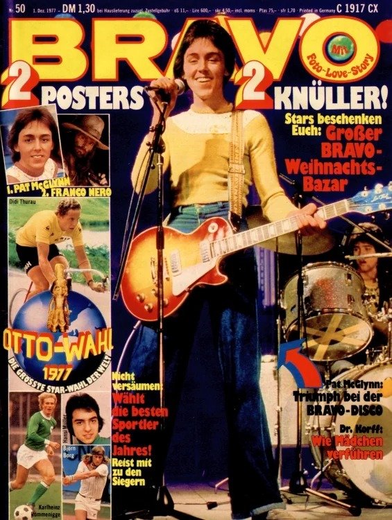 Bravo Lehti Saksa 1977-50 Alkuperäinen painos
