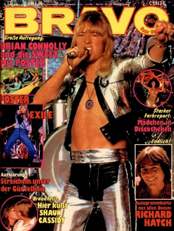 Bravo Rivista Germania 1979-12 – Brian Connolly Shaun Cassidy Richard Hatch The Sweet Exile – Edizione originale