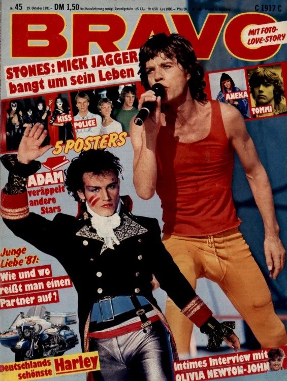 Bravo Lehti Saksa 1981-45 Alkuperäinen painos