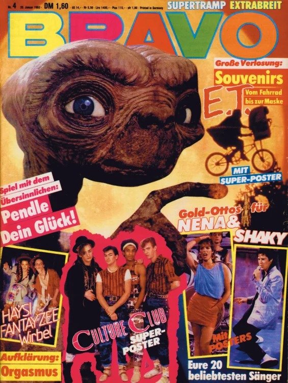 Bravo Magazine Germany 1983-04 Original Print Issue