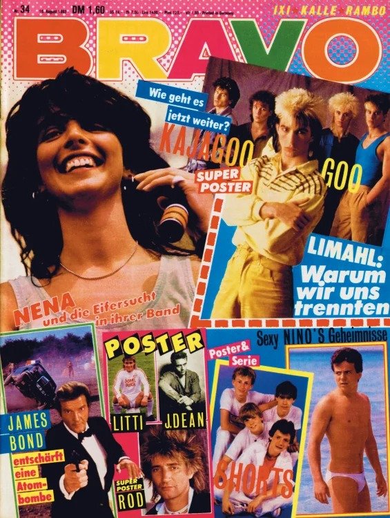 Bravo Lehti Saksa 1983-34 Alkuperäinen painos