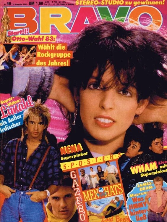 Bravo Lehti Saksa 1983-46 – Nena Limahl George Michael Andrew Ridgeley James Dean – Alkuperäinen painos