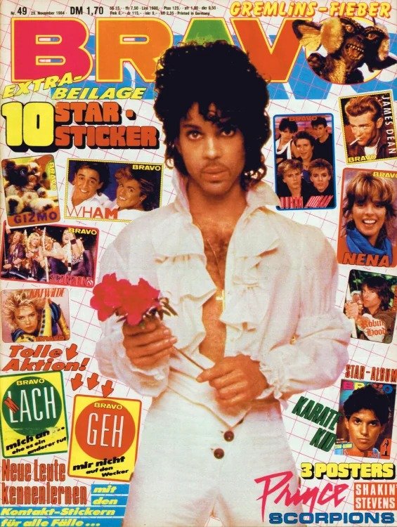 Bravo Magazin Deutschland 1984-49 Prince