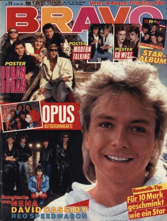 Bravo Lehti Saksa 1985-23 Alkuperäinen painos