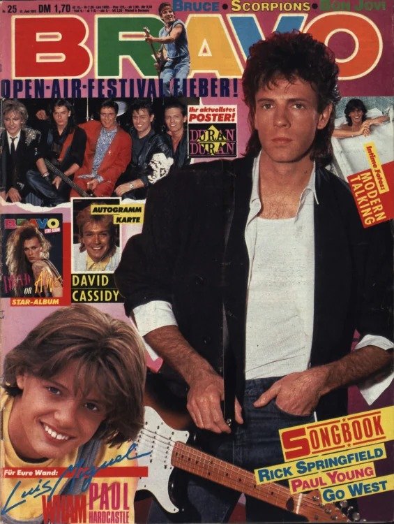 Bravo Lehti Saksa 1985-25 Alkuperäinen painos