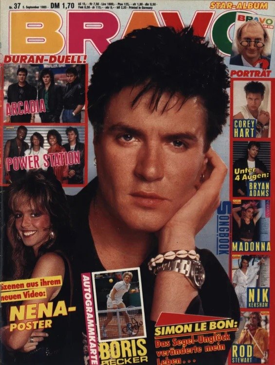 Bravo Lehti Saksa 1985-37 Alkuperäinen painos