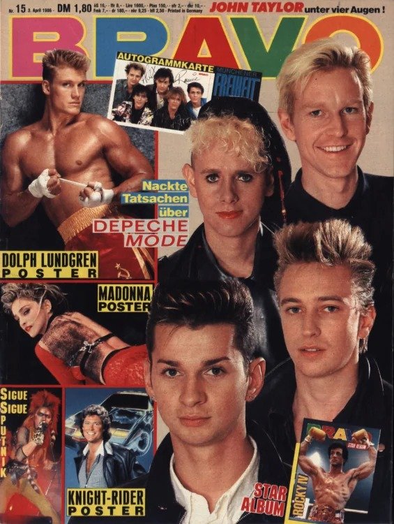 Bravo Lehti Saksa 1986-15 Alkuperäinen painos