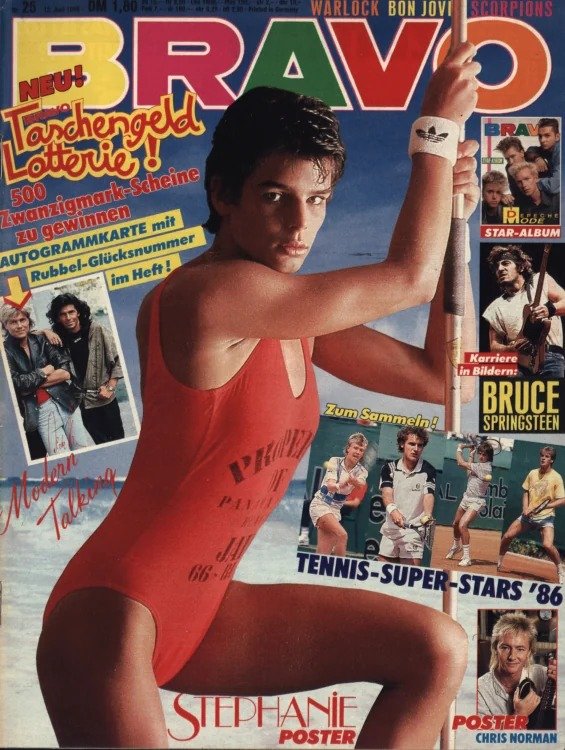 Bravo Lehti Saksa 1986-25 Alkuperäinen painos