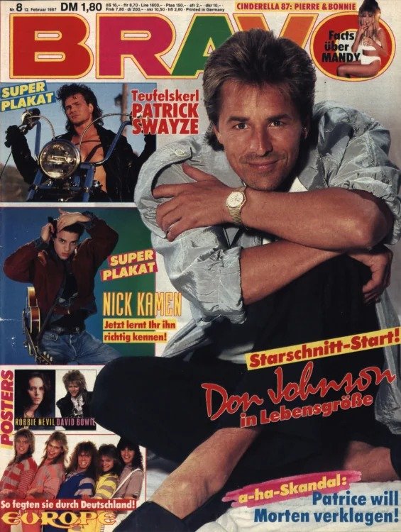 Bravo Lehti Saksa 1987-08 Alkuperäinen painos