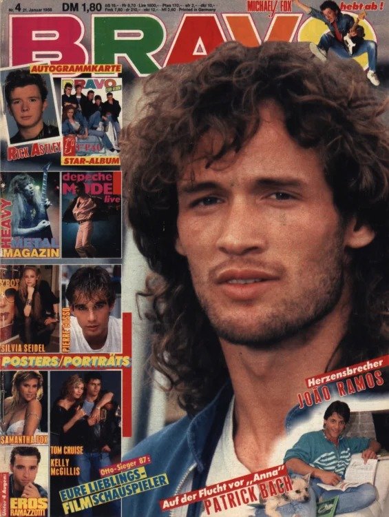 Bravo Magasin Tyskland 1988-04 – Patrick Bach João Ramos Rick Astley Michael J. Fox Silvia Seidel – Originalutgåva