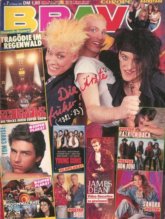 Bravo Lehti Saksa 1989-07 Alkuperäinen painos