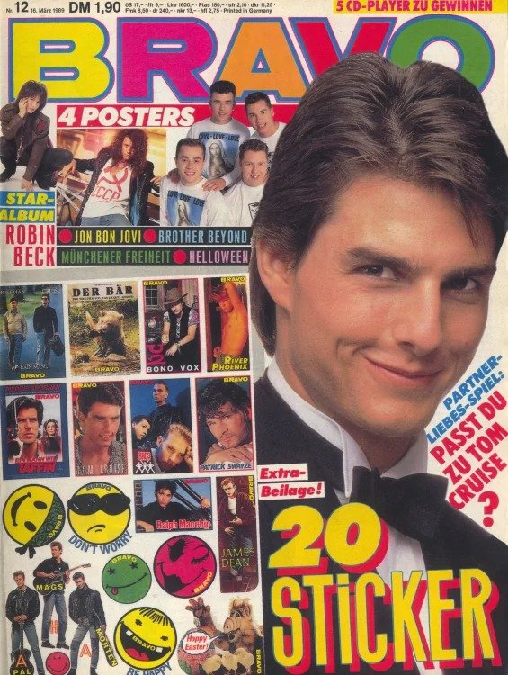 Bravo Magasin Tyskland 1989-12 – Jack Nicholson Michael Jackson Jon Bon Jovi Jason Donovan Hulk Hogan – Originaludgave