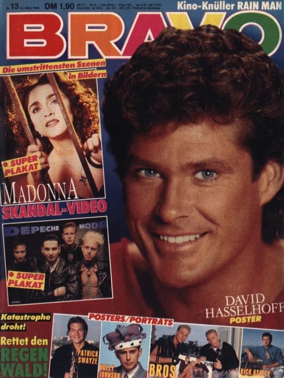 Bravo Revista Alemanha 1989-13 – Kesha Justin Bieber Ian Somerhalder Selena Gomez Zac Efron – Edição original