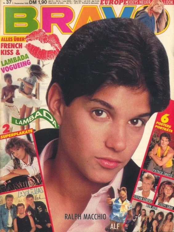 Bravo Lehti Saksa 1989-37 Alkuperäinen painos