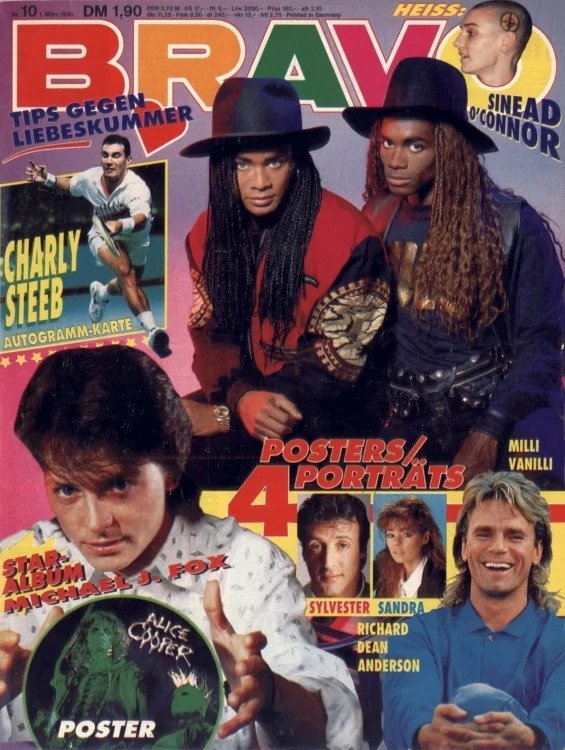 Bravo Lehti Saksa 1990-10 Alkuperäinen painos