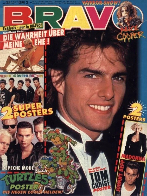 Bravo Lehti Saksa 1990-33 Alkuperäinen painos