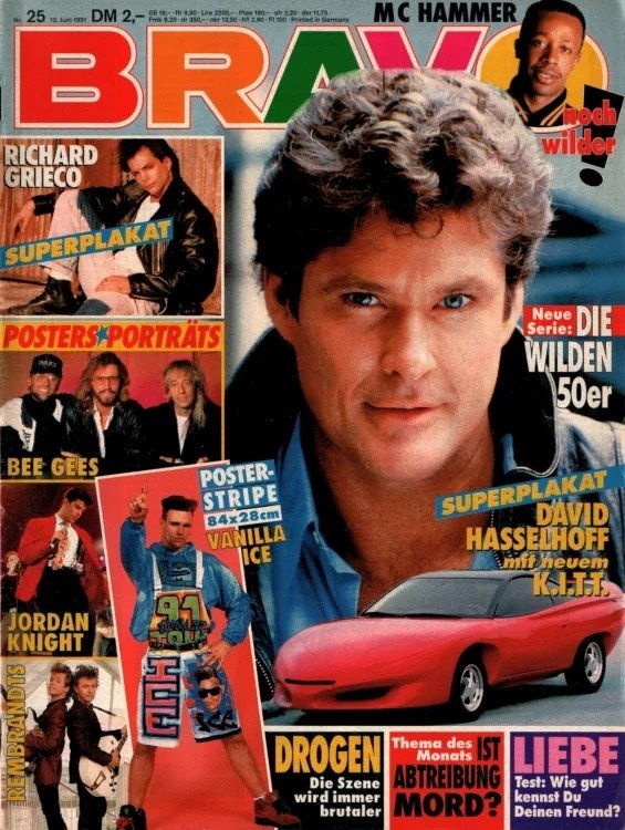 Bravo Lehti Saksa 1991-25 Alkuperäinen painos