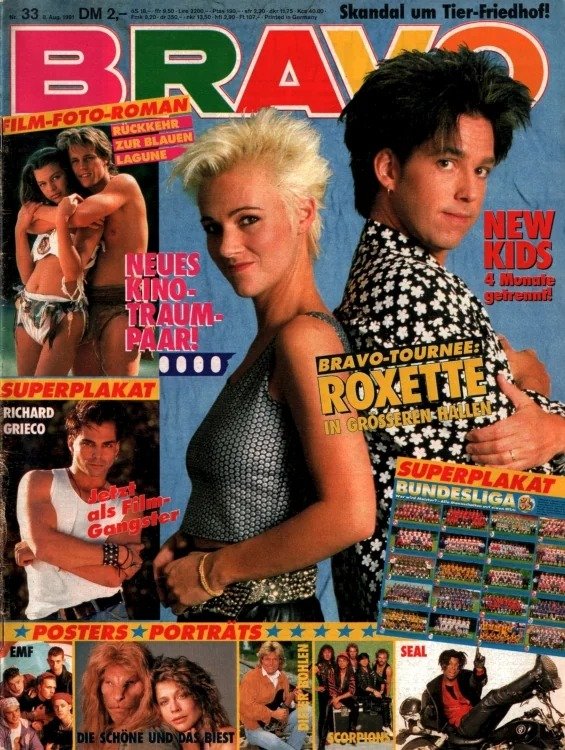 Bravo Lehti Saksa 1991-33 Alkuperäinen painos