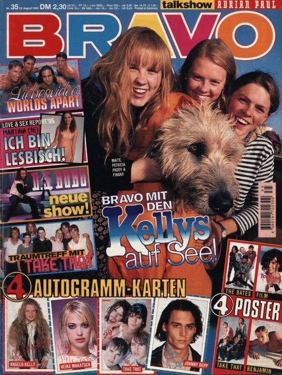 Bravo Lehti Saksa 1995-35 Alkuperäinen painos