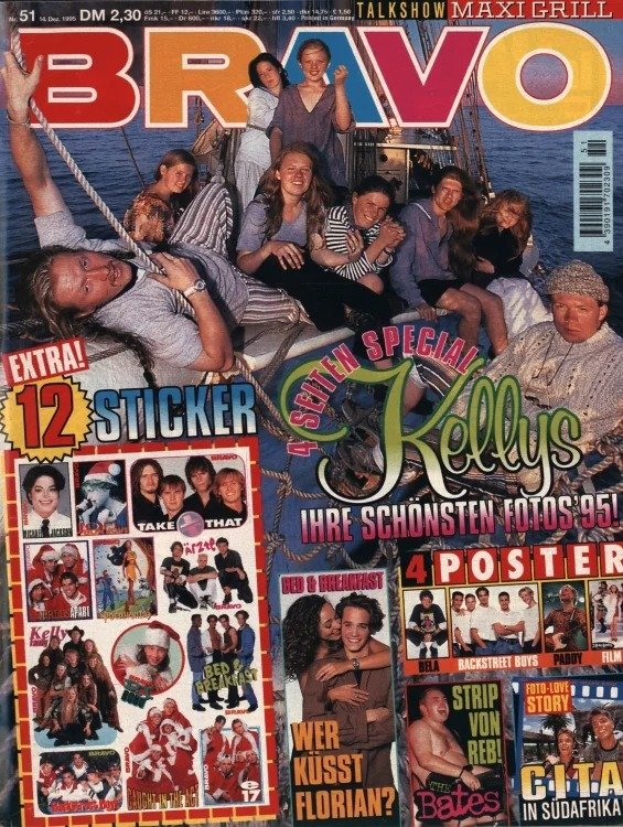 Bravo Magazin Deutschland 1995-51 The Kelly Family Michael Jackson Take That Die Ärzte Bed & Breakfast