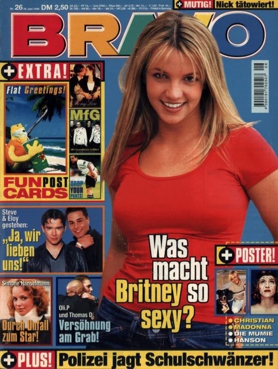 Bravo Magazin Deutschland 1999-26 Britney Spears Steve Eloy Simone Haselmann Christian