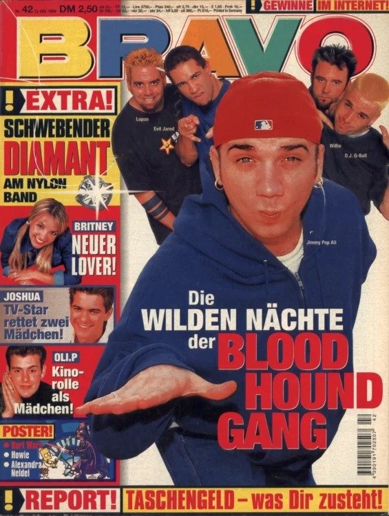 Bravo Magazin Deutschland 1999-42 Jimmy Pop Ali Lupus Evil Jared Willie D.J. Q-Ball